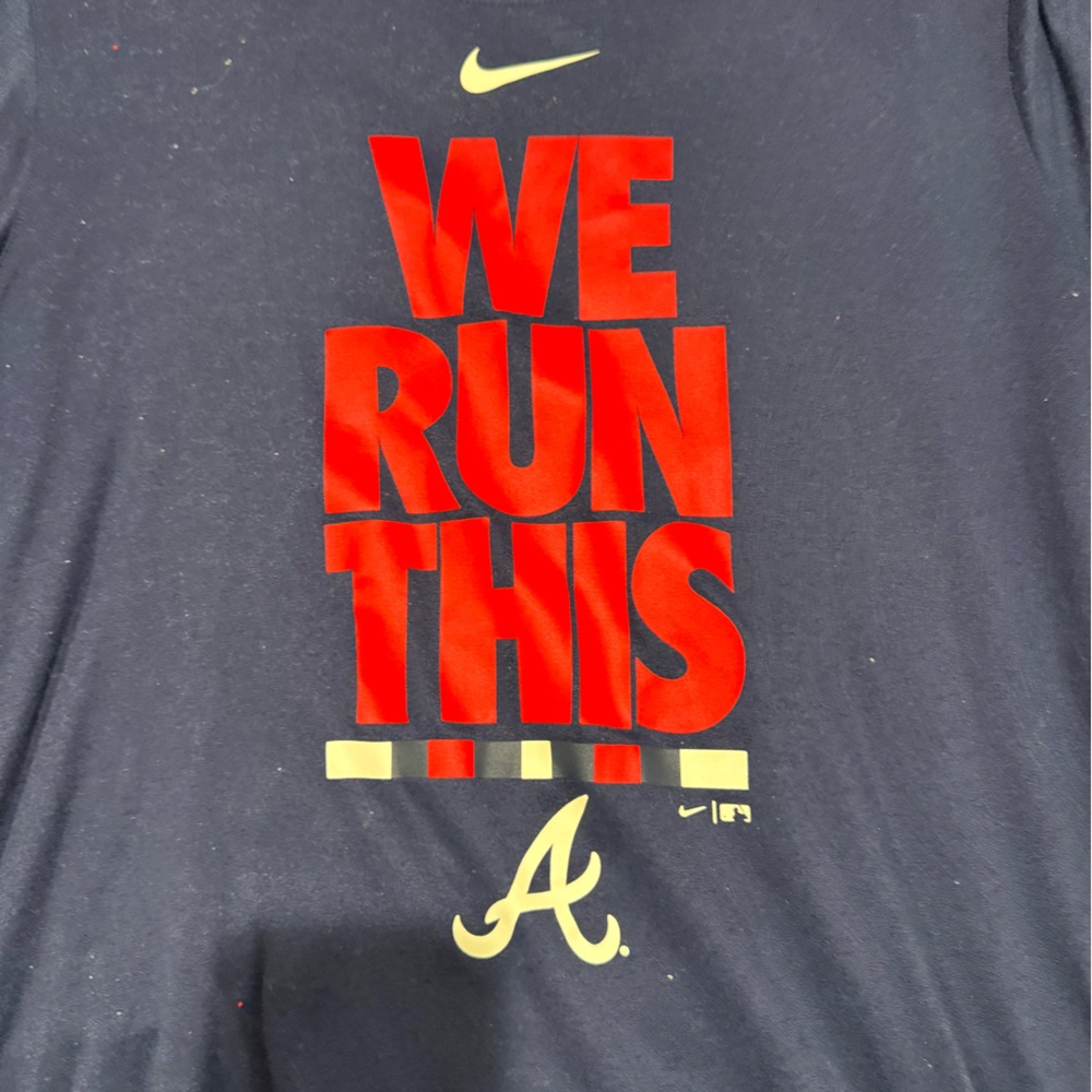 Nike Black and Red Short Sleeve Tee